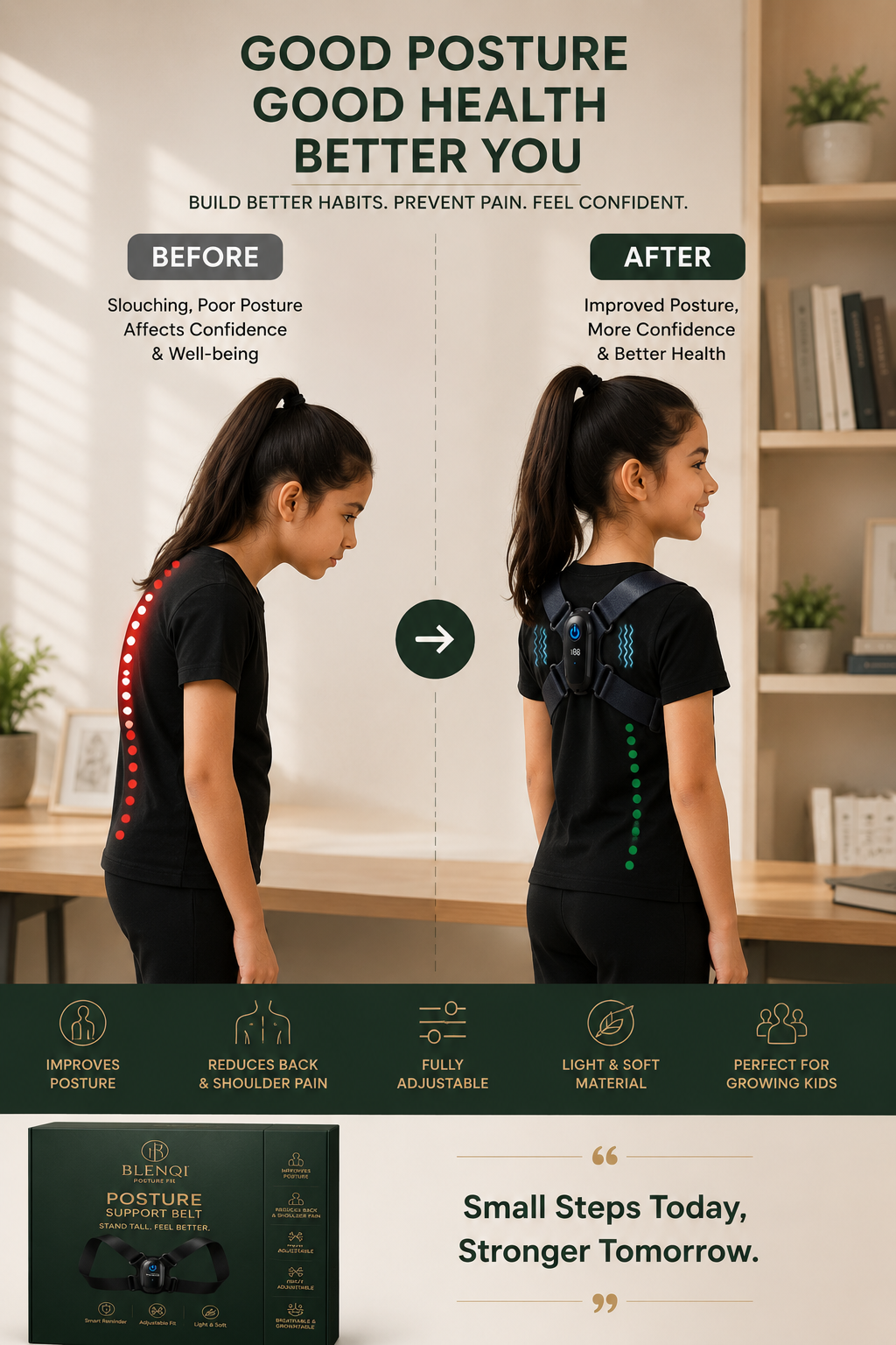 Blenqi Kids Smart Posture Support