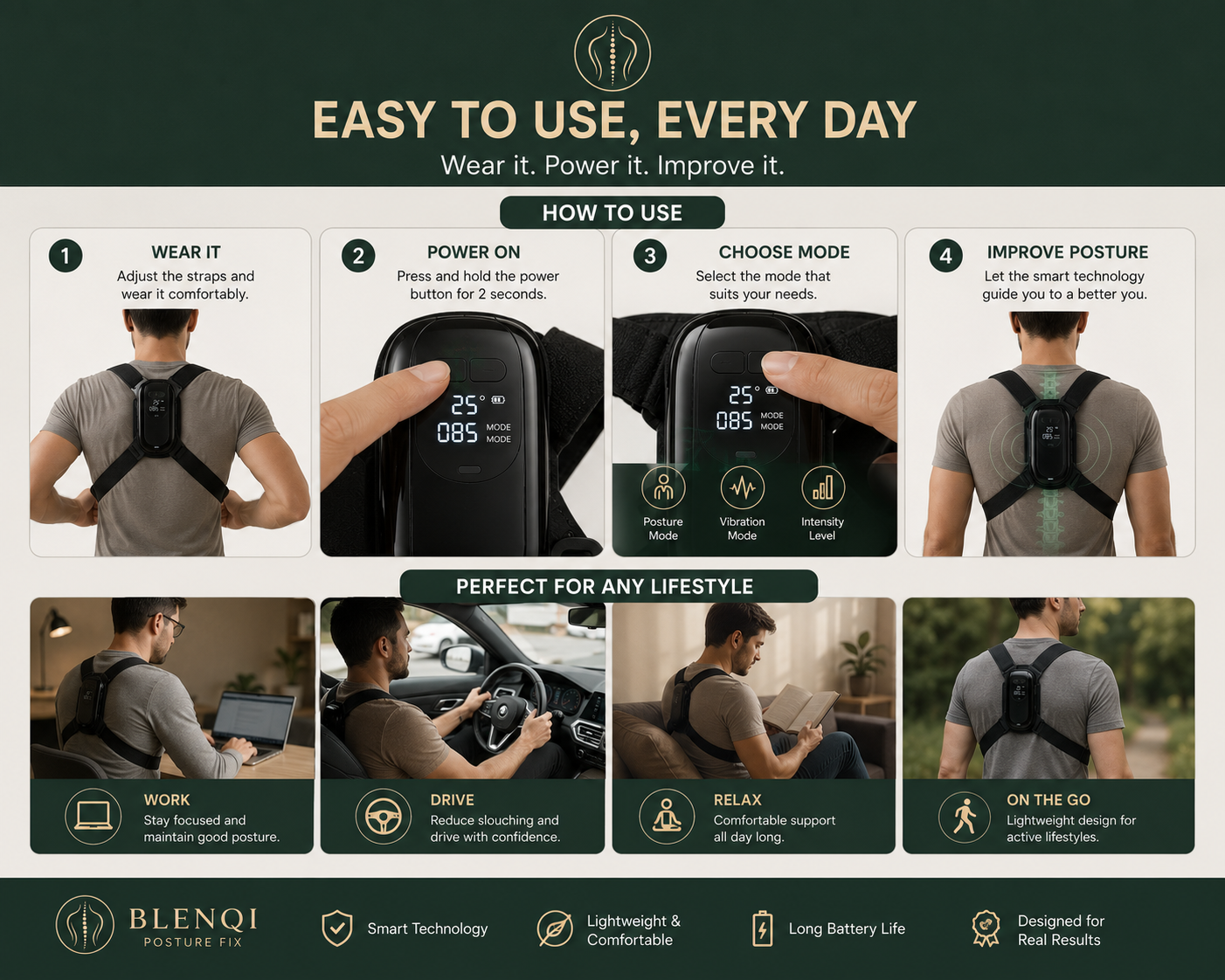 Blenqi Smart Angle Posture Corrector