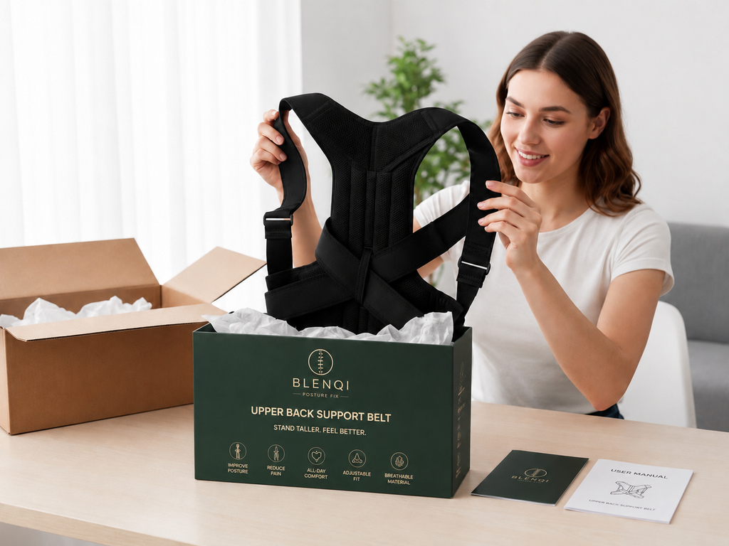 Blenqi Upper Back Support Belt for shoulder posture