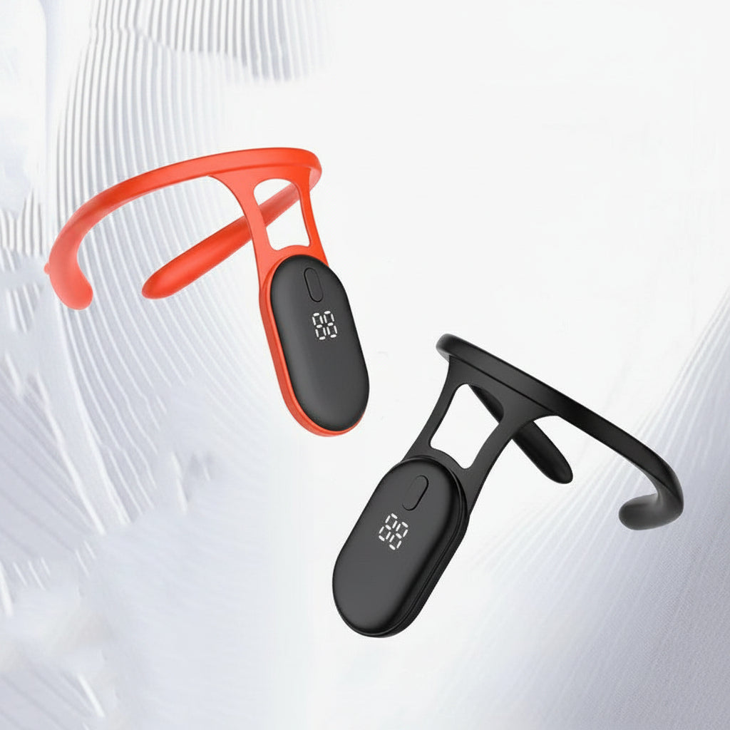 Two red and two black bike bottle cages on a white background with text indicating color options.